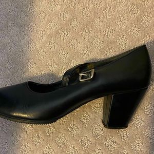 NEW -Black leather Ballet Folklorico dance shoes